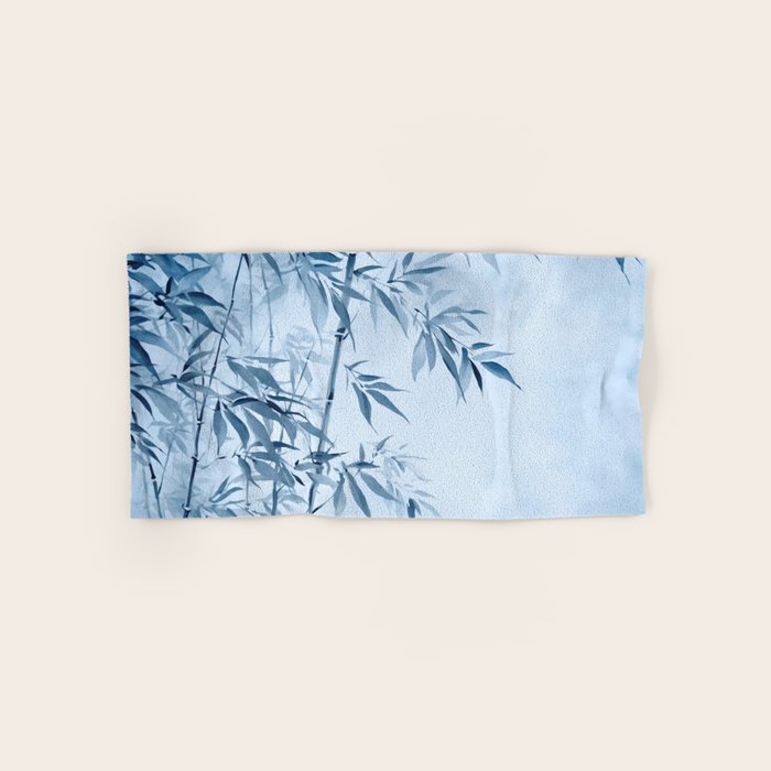 Blue Hour Calm Bamboo Garden Bath Towel Gallery Image 1