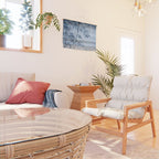 Blue Hour Calm Bamboo Garden Wall Hanging Gallery Image 2