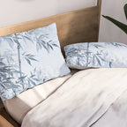 Blue Hour Calm Bamboo Garden Pillow Sham Gallery Image 2