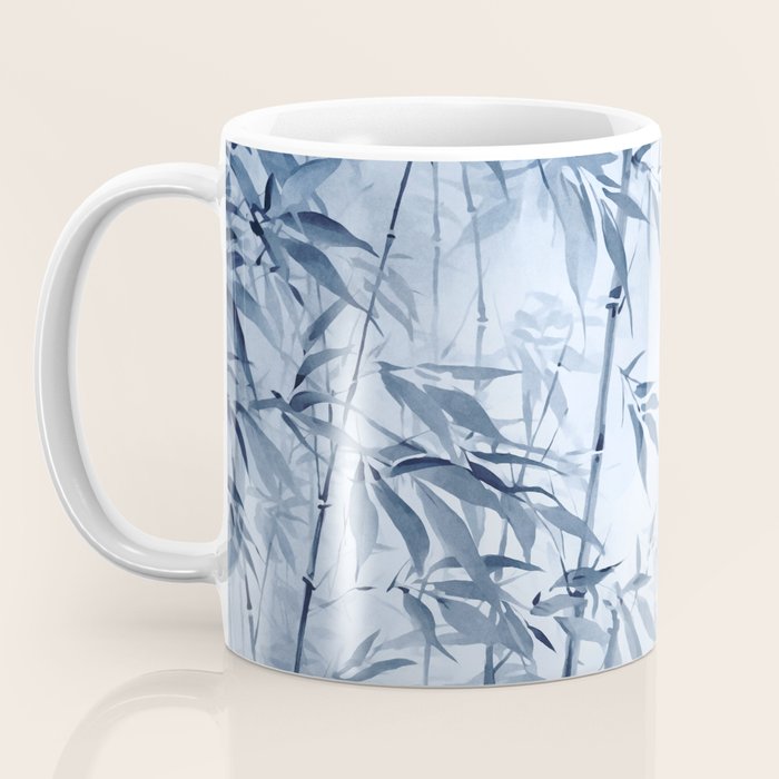 Blue Hour Calm Bamboo Garden Coffee Mug Gallery Image 3