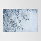 Blue Hour Calm Bamboo Garden Rug Gallery Image 2