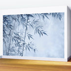 Blue Hour Calm Bamboo Garden Wall Mural Gallery Image 2