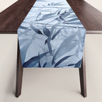Blue Hour Calm Bamboo Garden Table Runner Gallery Image 1