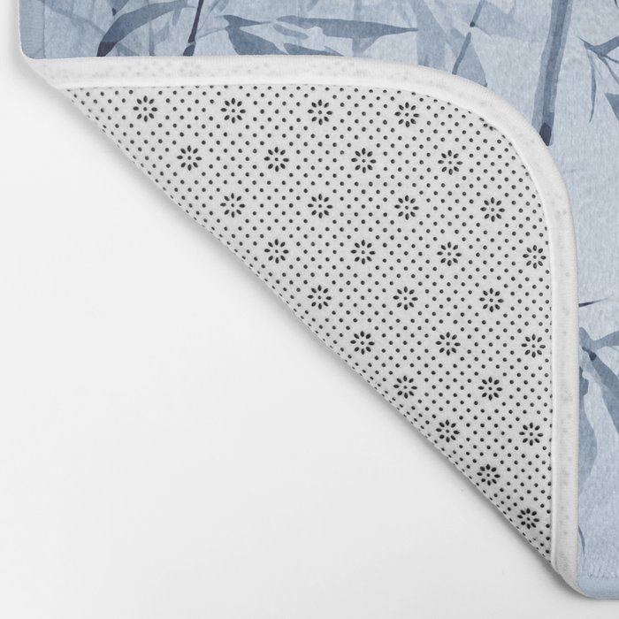 Blue Hour Calm Bamboo Garden Bath Mat Gallery Image 2