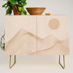 Abstract Mountains Credenza Gallery Image 1