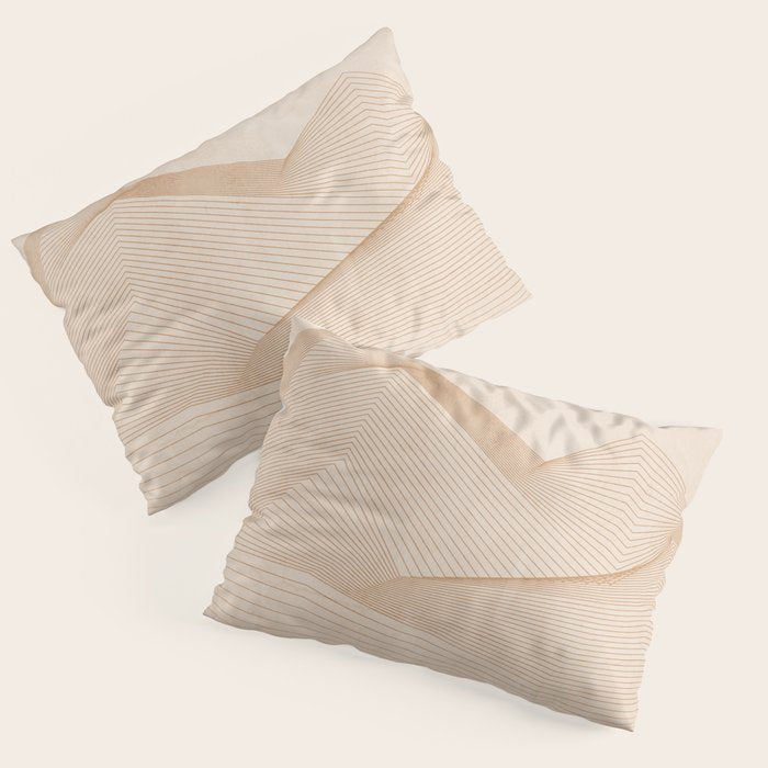 Abstract Mountains Pillow Sham Gallery Image 3