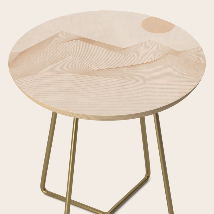 Abstract Mountains Side Table Gallery Image 2