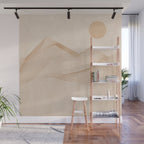 Abstract Mountains Wall Mural Gallery Image 1