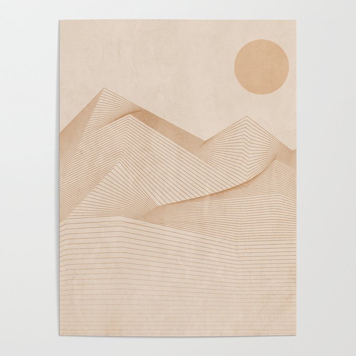 Abstract Mountains Poster Gallery Image 4