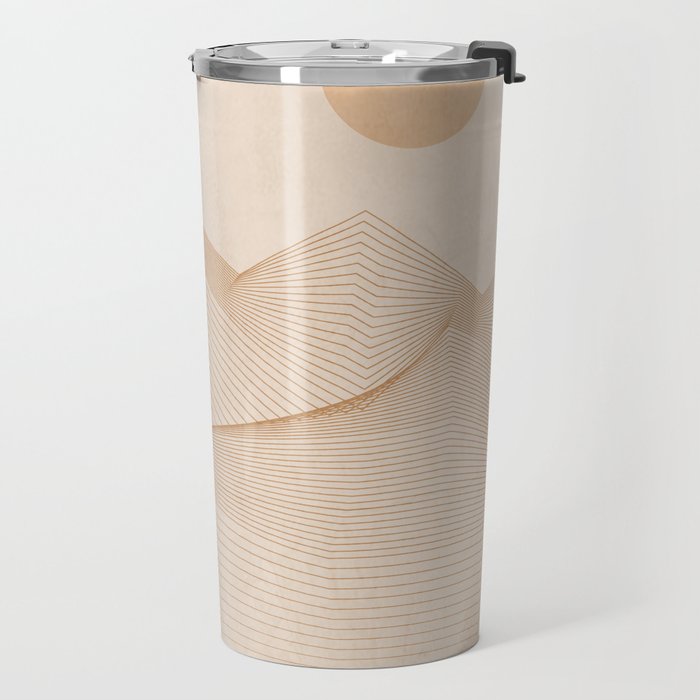 Abstract Mountains Travel Mug Gallery Image 2