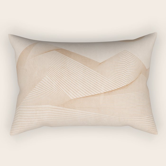 Abstract Mountains Rectangular Pillow Gallery Image 1