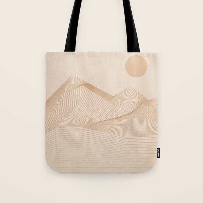 Abstract Mountains Tote Bag Gallery Image 1