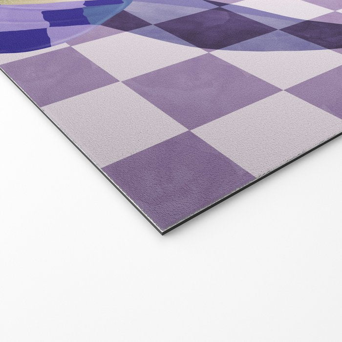 Modern artistic flowery tropical Welcome Mat Gallery Image 2