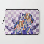 Modern artistic flowery tropical Laptop Sleeve Gallery Image 1