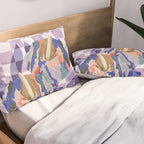 Modern artistic flowery tropical Pillow Sham Gallery Image 2