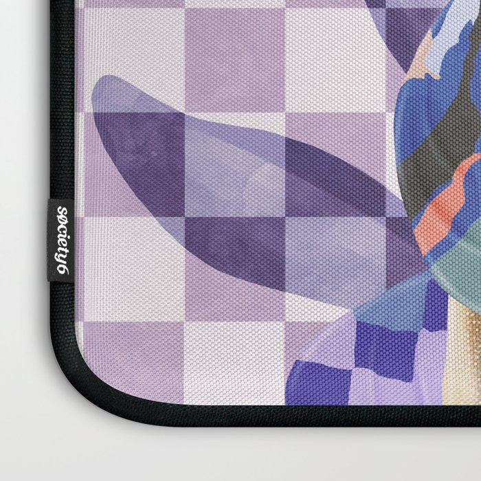 Modern artistic flowery tropical Laptop Sleeve Gallery Image 3