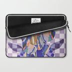 Modern artistic flowery tropical Laptop Sleeve Gallery Image 2