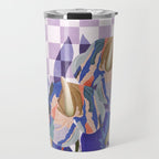 Modern artistic flowery tropical Travel Mug Gallery Image 1