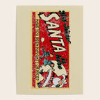 Naughty or Nice?, Vintage Santa Poster Poster Gallery Image 4