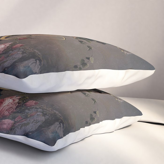 Flower skull Pillow Sham Gallery Image 3