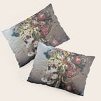 Flower skull Pillow Sham Gallery Image 3