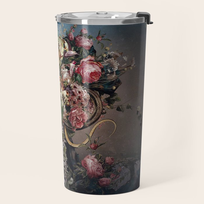 Flower skull Travel Mug Gallery Image 2