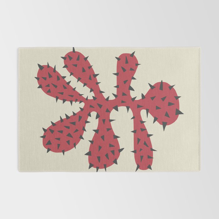 Matisse Inspired Red Shape Rug Gallery Image 2