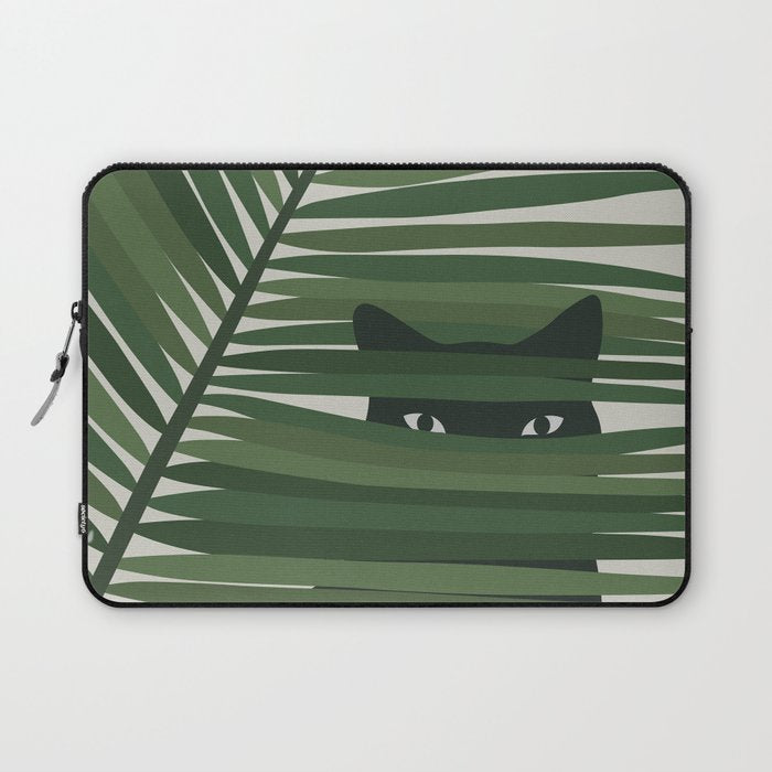 Cat and Plant 53 Laptop Sleeve Gallery Image 1