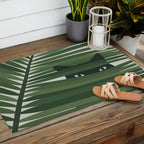 Cat and Plant 53 Outdoor Rug Gallery Image 2