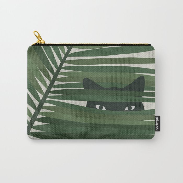 Cat and Plant 53 Carry All Pouch Gallery Image 1