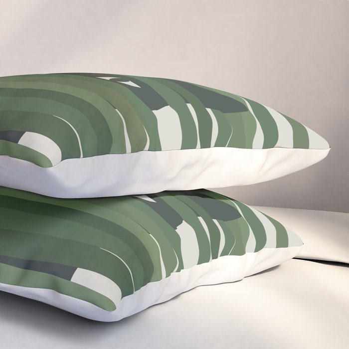 Cat and Plant 53 Pillow Sham Gallery Image 3