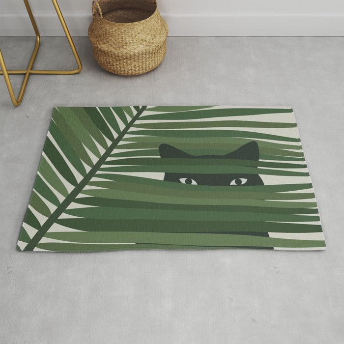 Cat and Plant 53 Rug Gallery Image 1