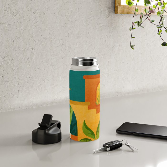 Moonlight Villa Colorful Landscape Water Bottle Gallery Image 4