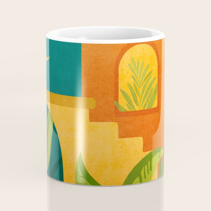 Moonlight Villa Colorful Landscape Coffee Mug Gallery Image 4