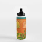 Moonlight Villa Colorful Landscape Water Bottle Gallery Image 2