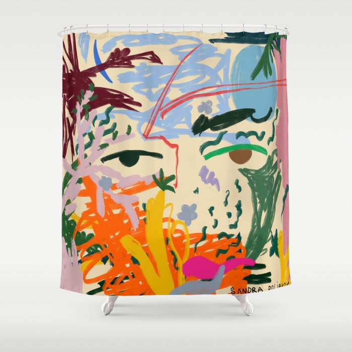 IN YOUR EYES Shower Curtain Gallery Image 1