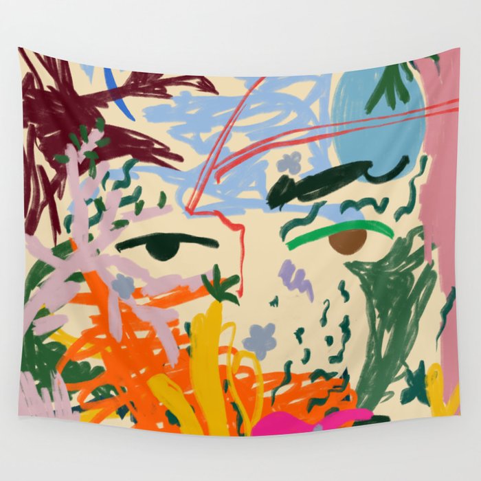 IN YOUR EYES Wall Tapestry Gallery Image 4