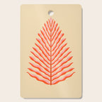 Pink and Red Organic Leaf Cutting Board Gallery Image 1