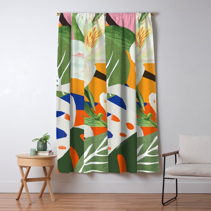 Garden - Abstract Art Window Curtain Gallery Image 5