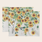 Sunflowers and Eucalyptus Garland  Placemat Gallery Image 1