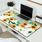 Sunflowers and Eucalyptus Garland  Desk Mat Gallery Image 2