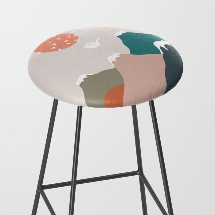 Cat Landscape 193 Stool Gallery Image 2
