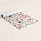 Tropical flowery leafy A Yoga Mat Gallery Image 2
