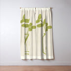 Minimal Abstract Art Plant 40 Window Curtain Gallery Image 3