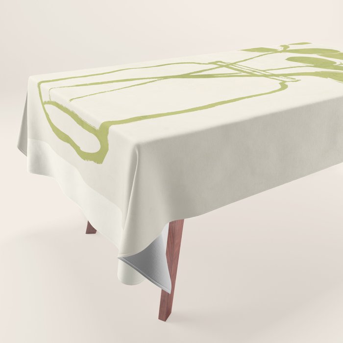Minimal Abstract Art Plant 40 Tablecloth Gallery Image 1