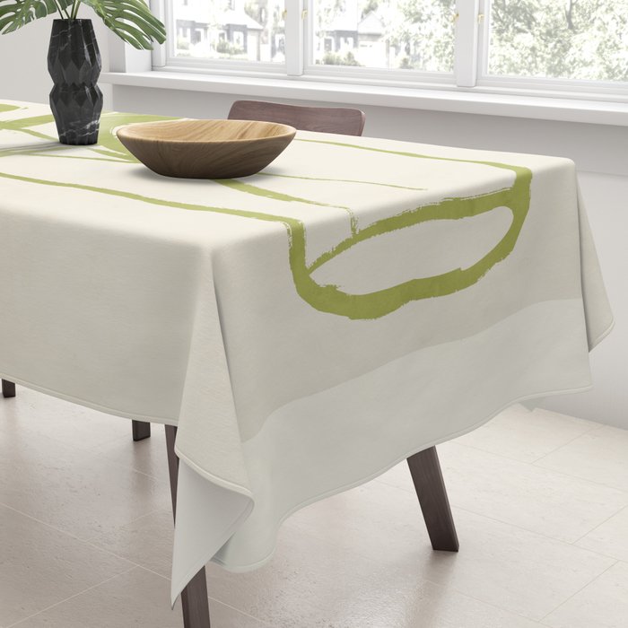 Minimal Abstract Art Plant 40 Tablecloth Gallery Image 3