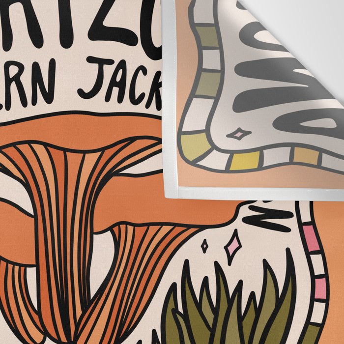 Mushrooms of Arizona Wall Tapestry Gallery Image 3