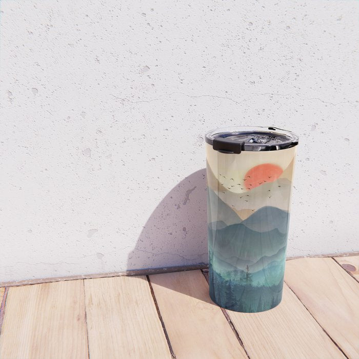 Wilderness Becomes Alive at Night Travel Mug Gallery Image 4