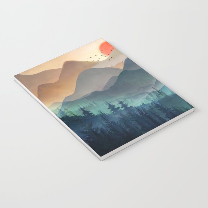 Wilderness Becomes Alive at Night Notebook Gallery Image 3