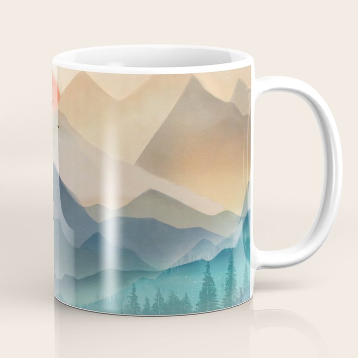 Wilderness Becomes Alive at Night Coffee Mug Gallery Image 1